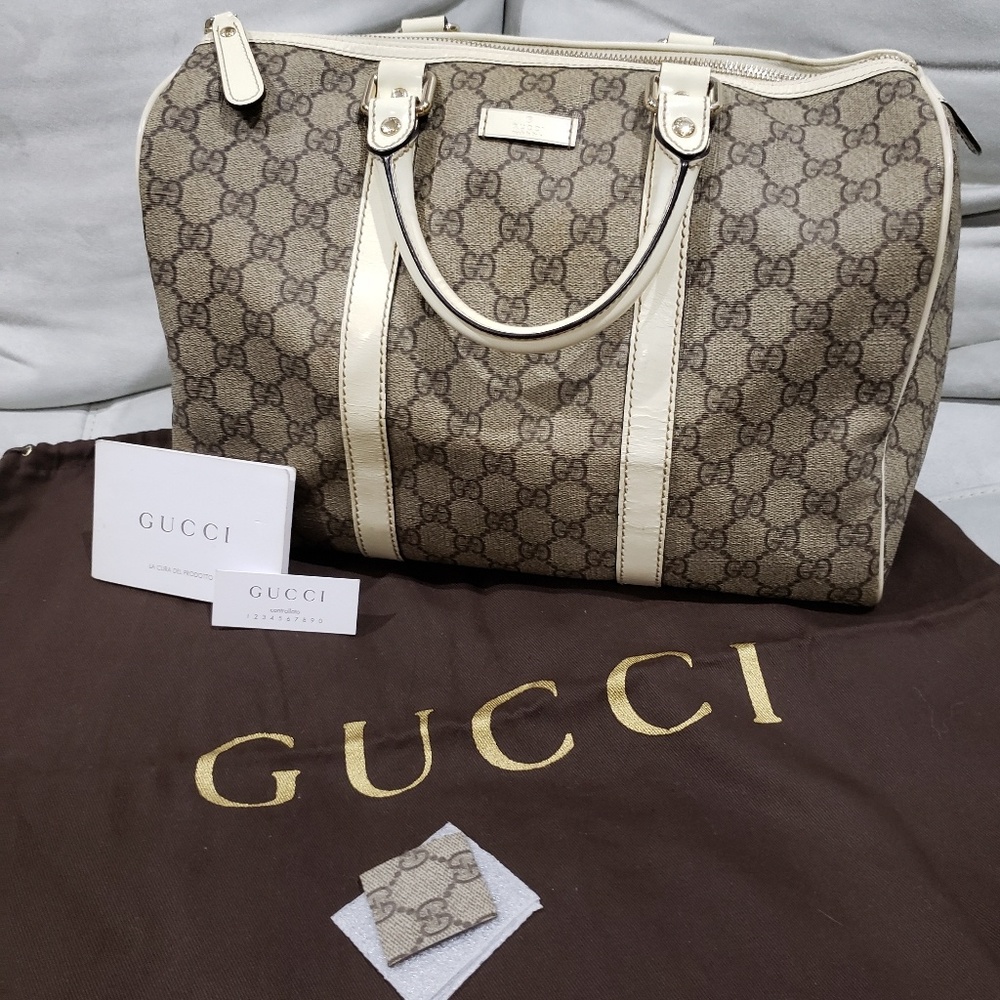 Gucci Coated Canvas Medium Joy Boston Bag